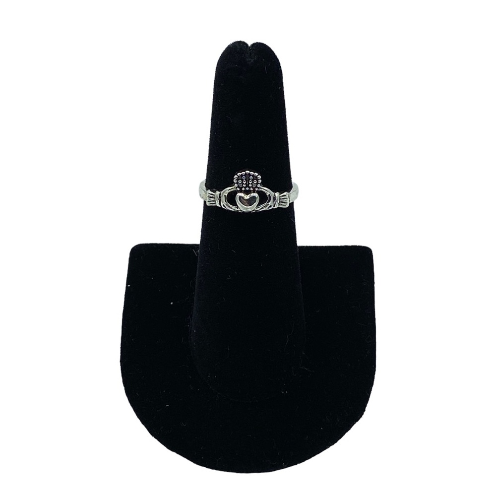 Silver Buffy The Vampire Slayer Irish Claddagh Loyalty Love Ring